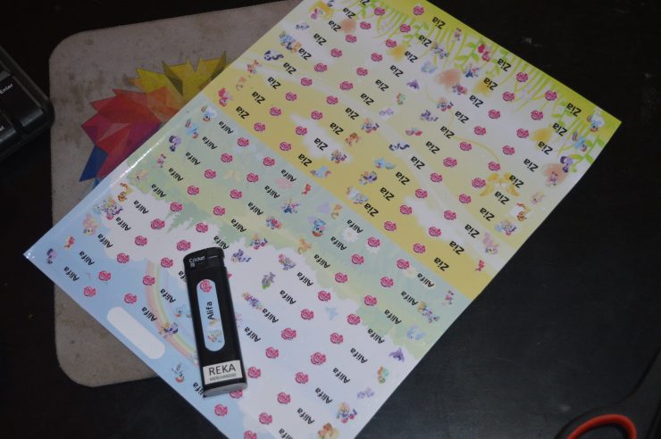 Label Nama Custom Waterproof